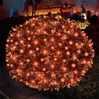 HISHINY Orange Net Lights