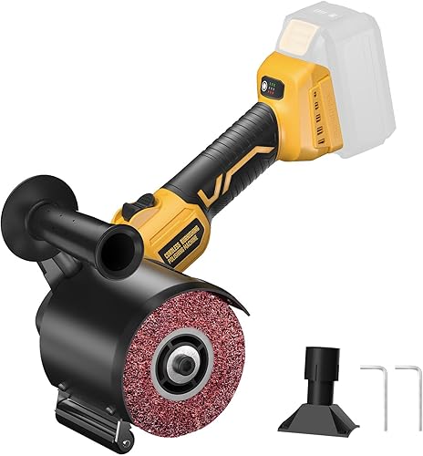 Miniatura 9 de Máquina pulidora inalámbrica para batería Dewalt 20V Max (sin batería), herramienta de acondicionamiento de superficie con 6 velocidades variables y