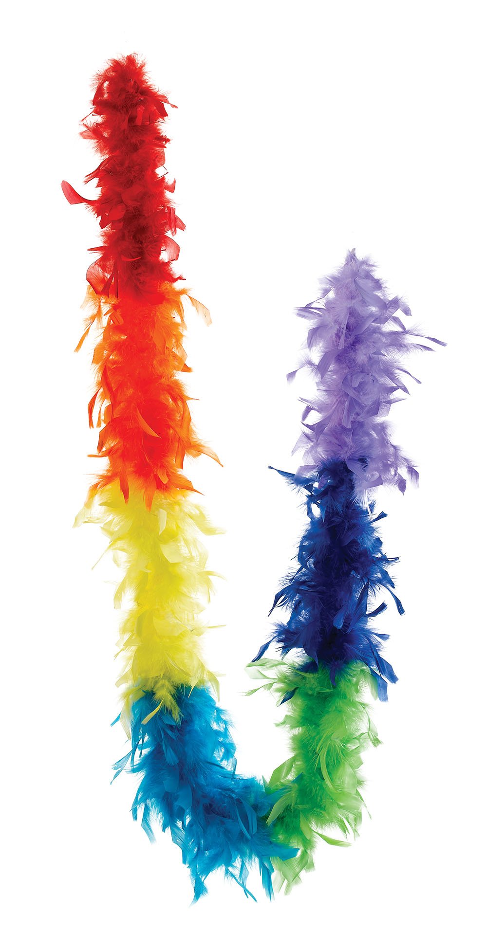 FNA Fashions® 150 cm Feather Boas Great for Hen and Stag Nights (Rainbow)