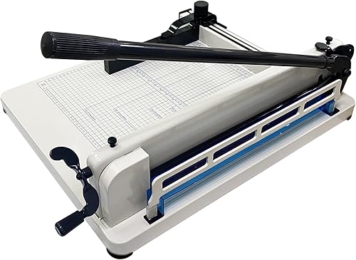 HFS(R) 17" Heavy Duty Guillotine Paper Cutter - Stack Paper Trimmer-Cuts Up to 400 Sheets