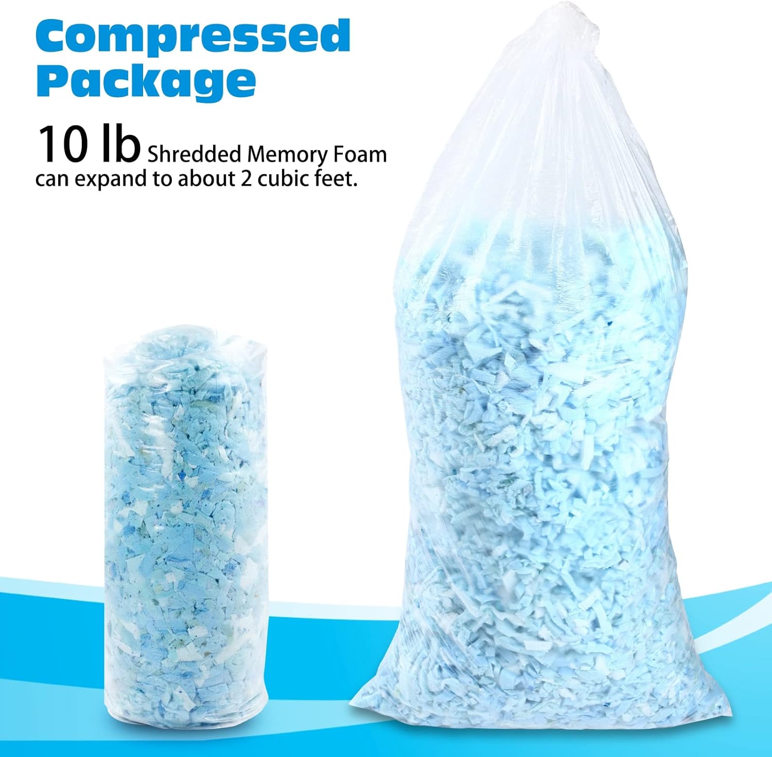 MorTime 10 lb Bean Bag Filler Shredded Memory Foam Kuwait Ubuy