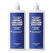 Healthcare by Amazon Soluzione per lenti a contatto all-in-one 2 x 250 ml (In precedenza un marchio Amazon Basic Care, stesso prodotto)