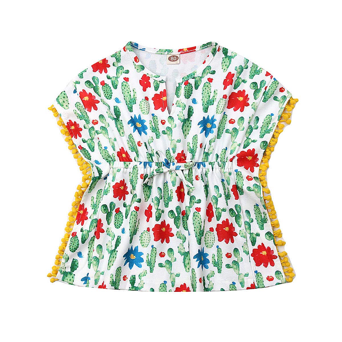 Toddler Baby Girls Swim Cover-up Beach Sundress Summer Poncho