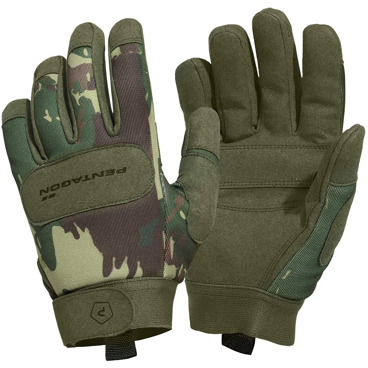 Pentagon Men's Duty Mechanic Gloves Greek Lizard size M