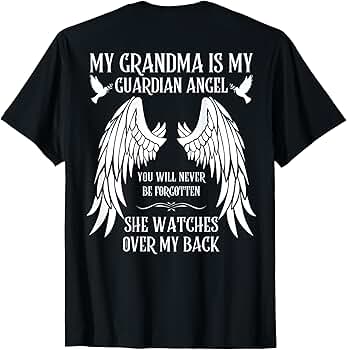 Amazon.com: My Grandma is My Guardian Angel In Heaven Memory