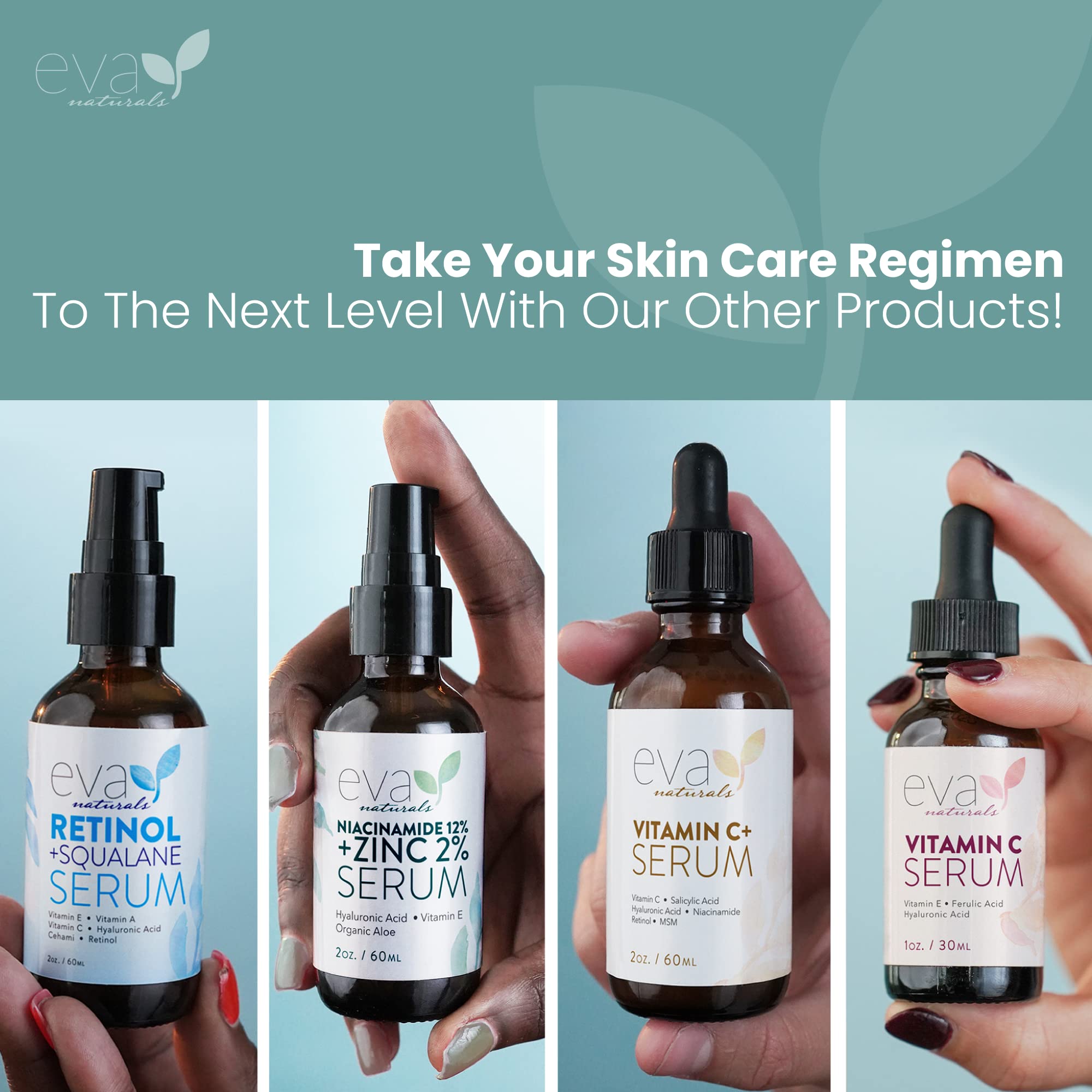 Eva Naturals Azelaic Acid 10 Facial Serum, 2 oz, Skin Brightening