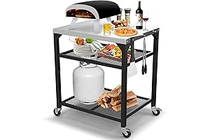 Ooni Cart - Upgraded Pizza Oven Table Cart