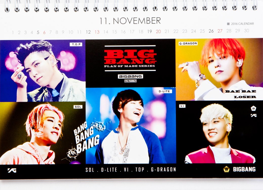 Amazon | 【 特典付 】BIGBANG ビックバン 2016年 2017年 卓上