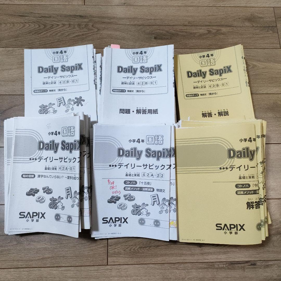 ㉑に　サピックス SAPIX 4年　国語　読解と記述　ディリーサピックス ㉑- a サピックス SAPIX 4年 国語 読解と記述 ディリーサ