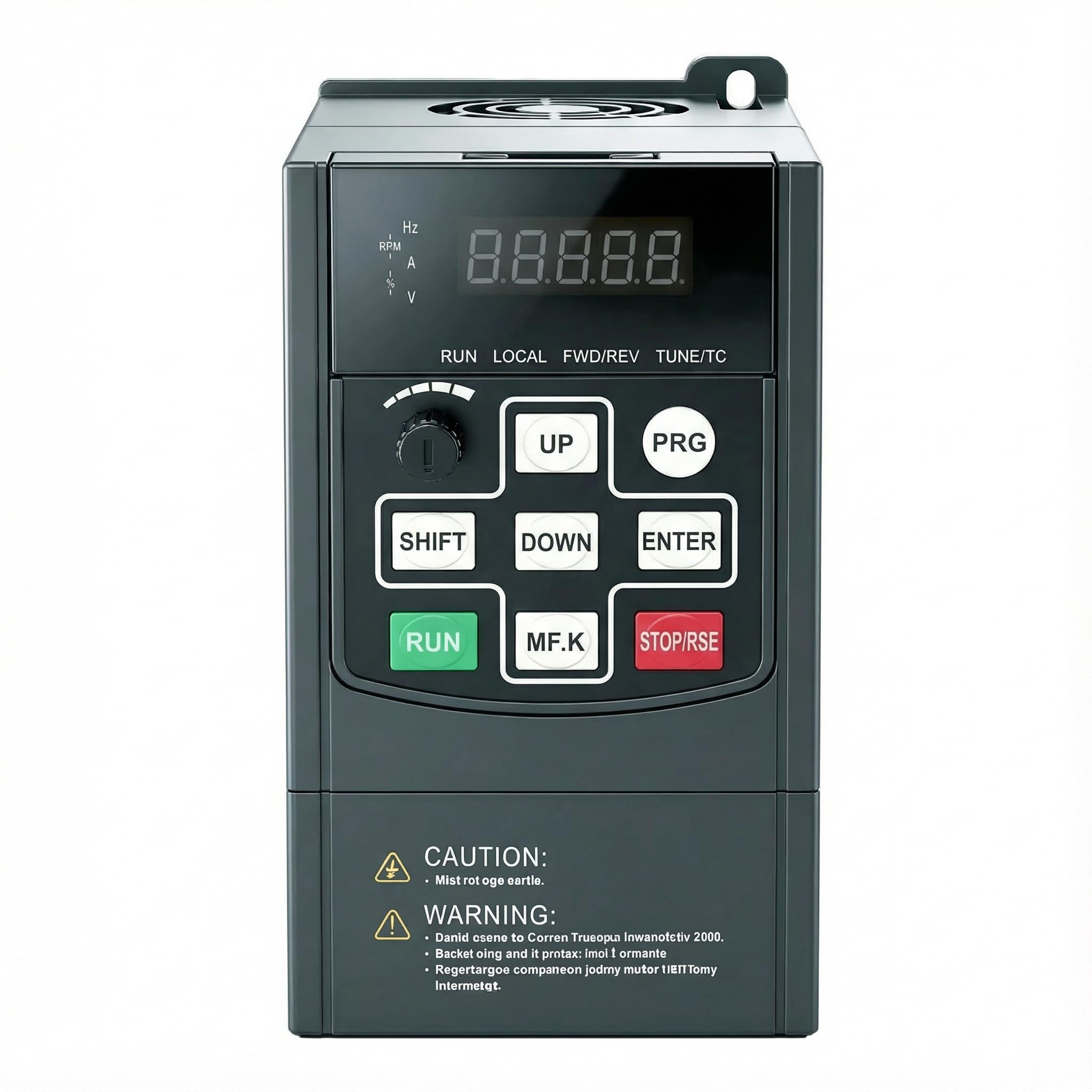 10HP 7.5KW VFD Variable Frequency Drive, Single Phase 220V Input 3 Phase 380V Output Inverter for Motor Speed Control