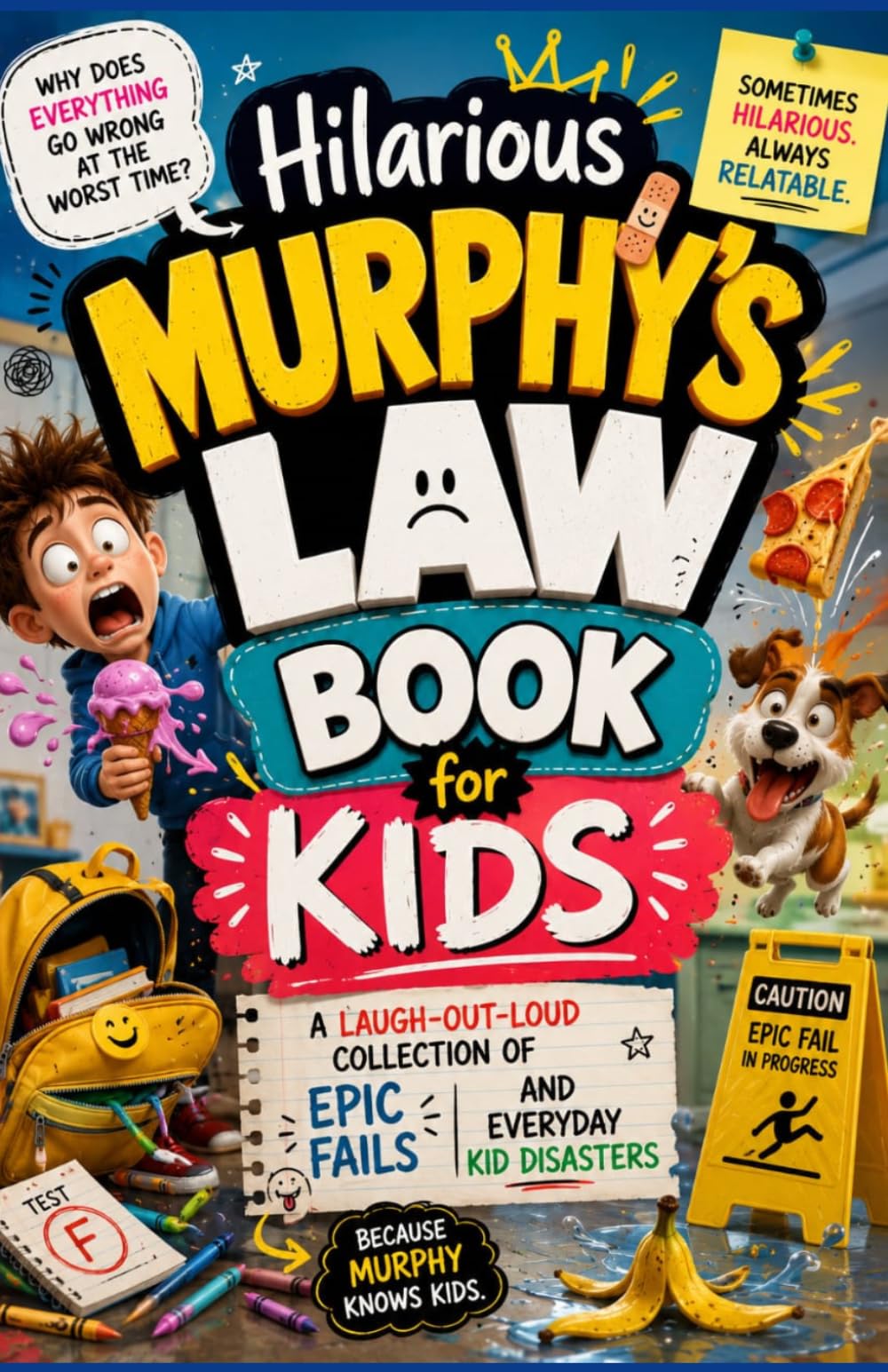 Hilarious Murphy's Law Book for Kids: A Laugh-Out-Loud Collection of Epic Fails and Everyday Kid Disasters