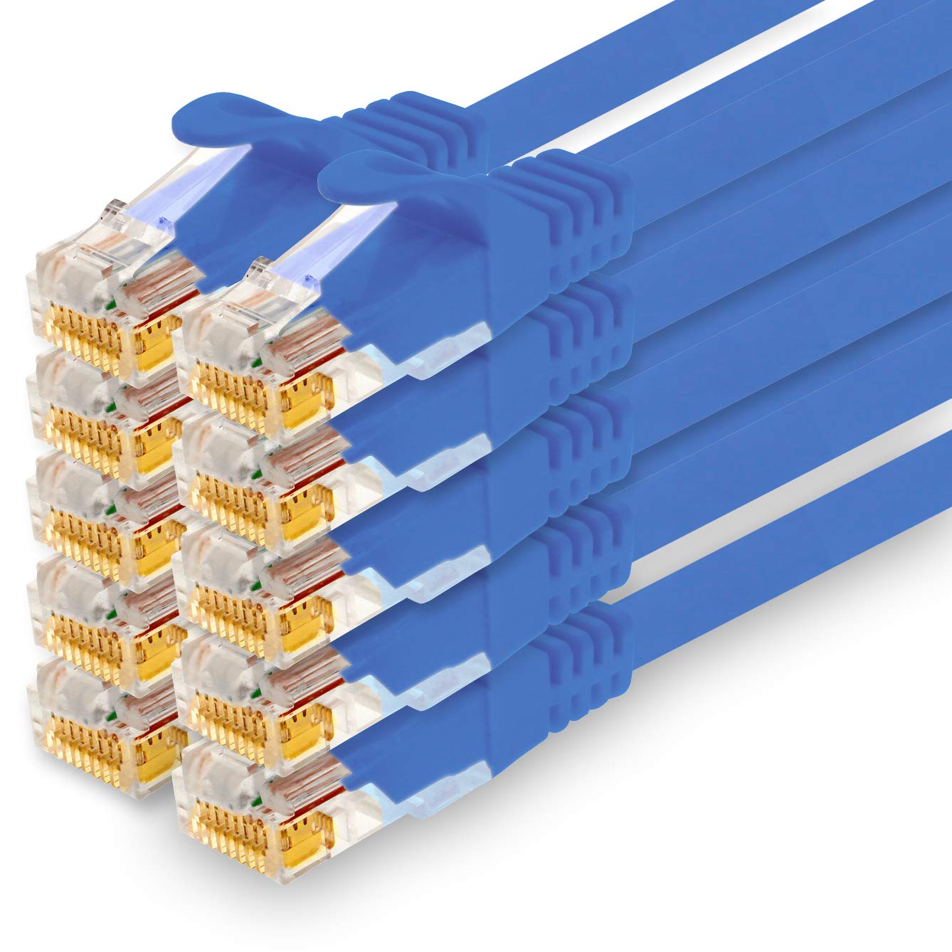 Cavo Ethernet RJ45 0,25m Patch LAN 10 pezzi