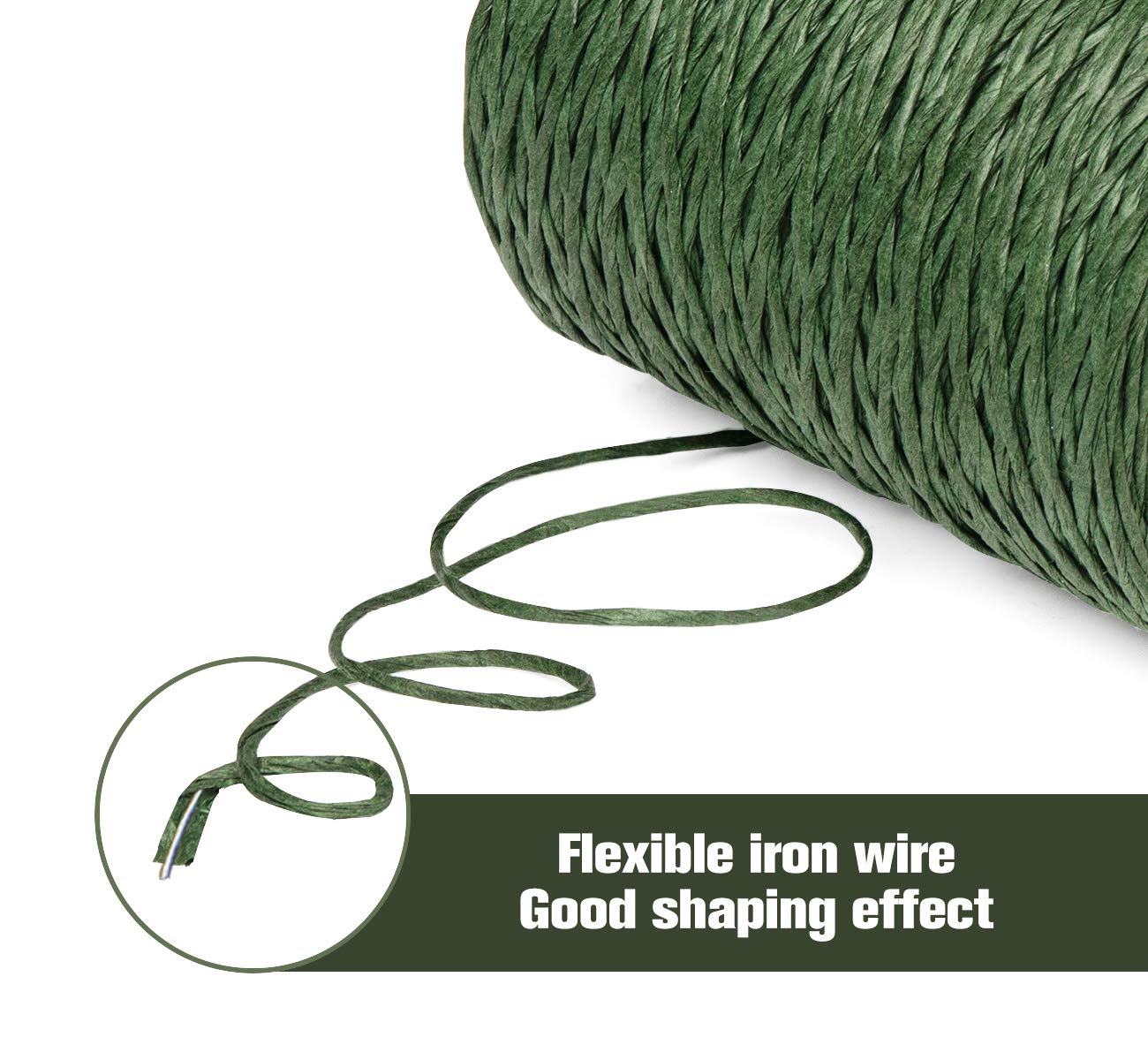 3 Rollen Papierkordel 2mm - 100m Natur Basteldraht Für Floristik