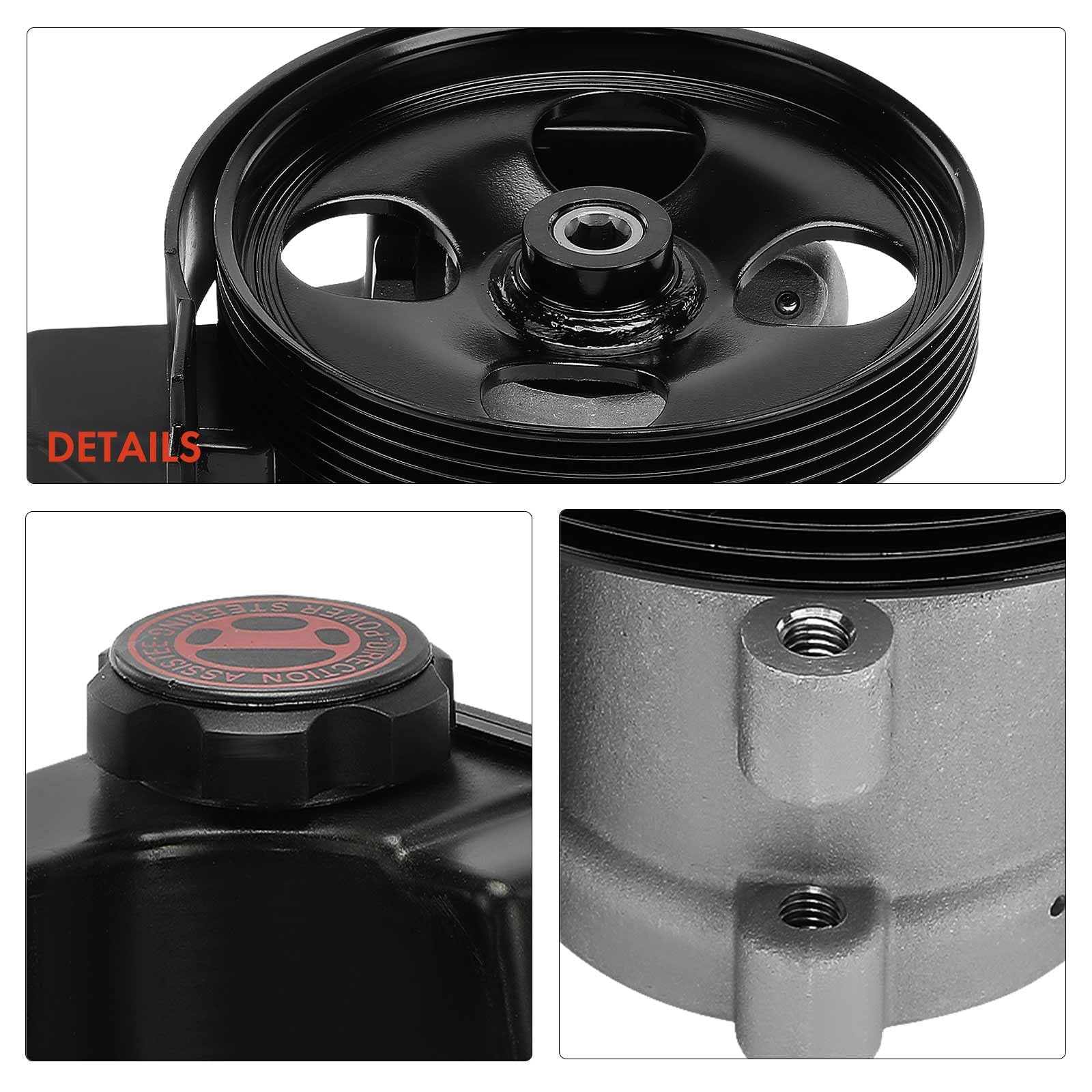 Frankberg 1x Pompe de Direction assistée Compatible avec 206 CC 2D 1.6L 2.0L 2000-2007 206 Hatchback 2A/C 1.1L-2.0L 1998-2009 206 Berline 1.4L 1.6L 2007-2008 Remplacer# 4007Z4