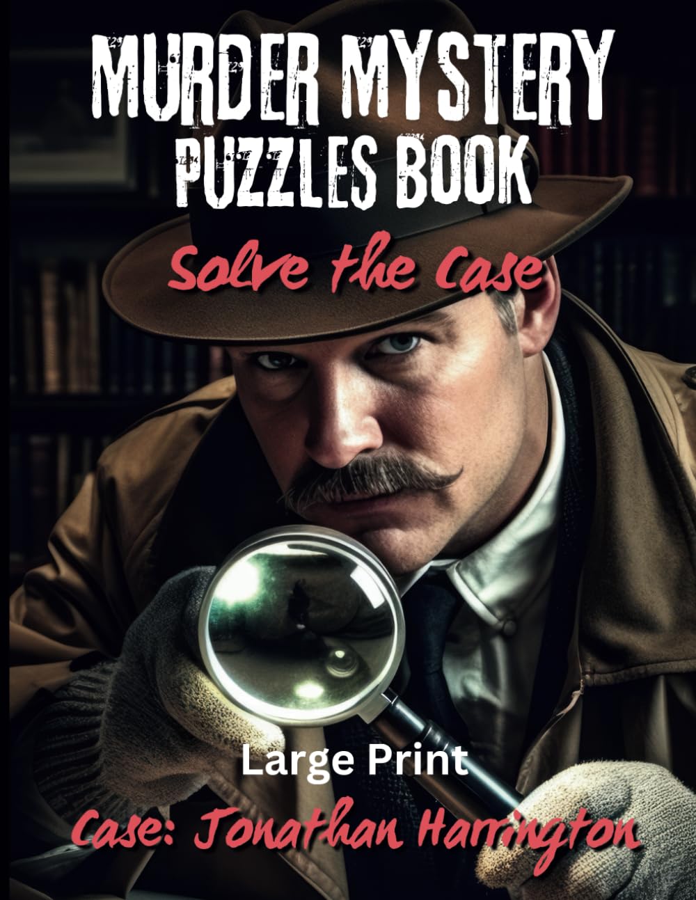 Murder Mystery Puzzles Book: Solve the Case: You're the Detective - Solve Puzzles & Gather Clues to see Who Dun It