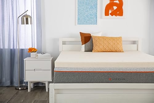 Miniatura 2 de Craft & Trade CopperGel - Cubrecolchón de espuma viscoelástica para aliviar la presión, 3 pulgadas, tamaño Queen