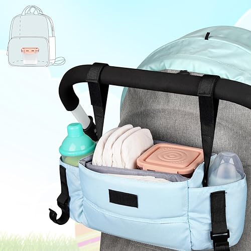 Miniatura 9 de Accmor Dispensador de fórmula sobre la marcha, contenedor de fórmula para llevar, contenedor portátil de leche en polvo para niños con cuchara para