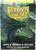 Vista 2 de Dragon Shield Fundas para tarjetas de tamaño estándar doble mate 100 unidades - Fundas TCG suaves y resistentes - Compatible con Pokemon, One