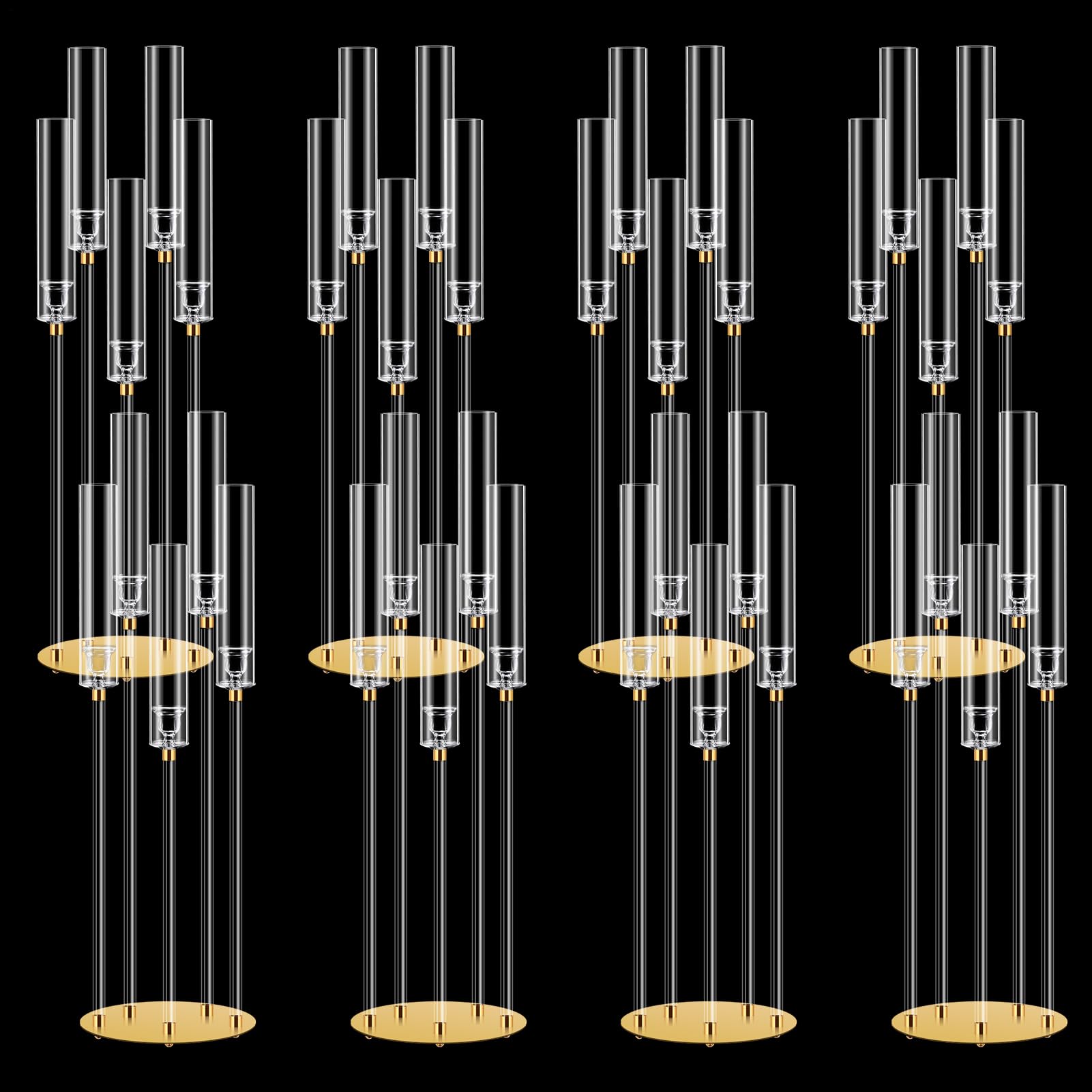 8 Set Acrylic Candelabra Centerpieces 35