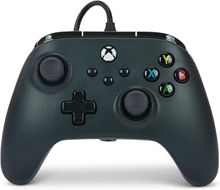 PowerA Wired Xbox Series X|S Controller Black - Dual Rumble Motors, Impulse Triggers, 10ft USB-C Cable, Xbox One & PC Compatible