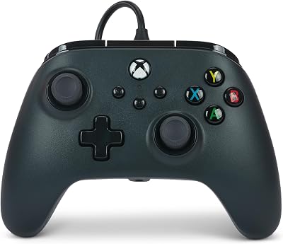 Power A, Mando con cable Xbox Series X|S – Negro