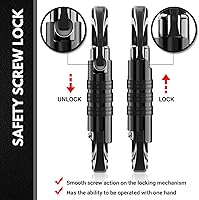 Vista 3 de 12kN (2697 lbs) Heavy Duty Carabiner Clips, for Securing Pets, Outdoor, Camping, Hiking, Hammock, Dog Leash Harness, Keychains