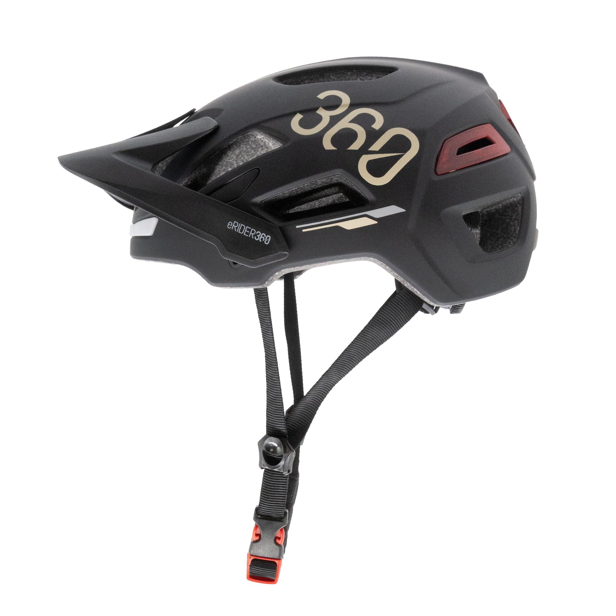 VENTUR Sport - Negro - Casco con luz + Intermitentes