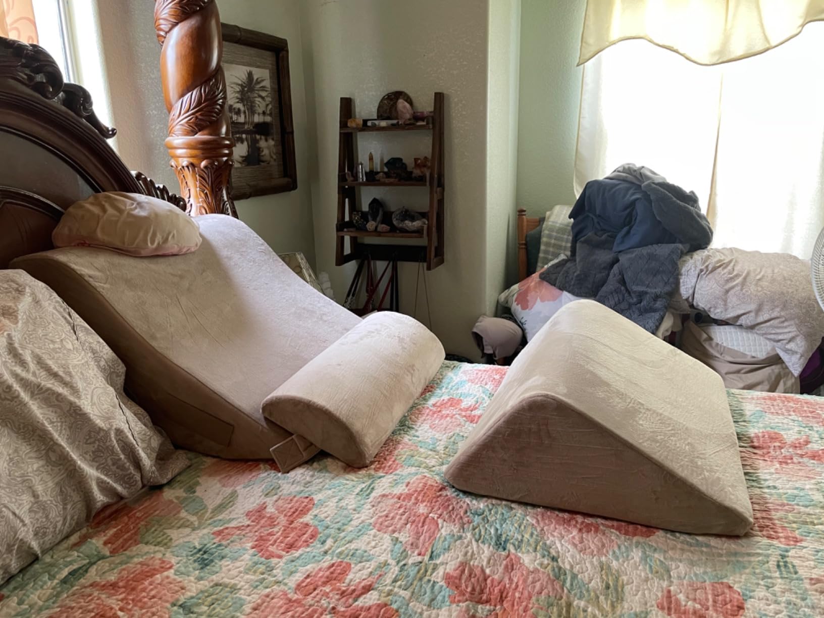 17/mo Finance AllSett Health 4 PC Bed Wedge Pillows Set Orthopedic