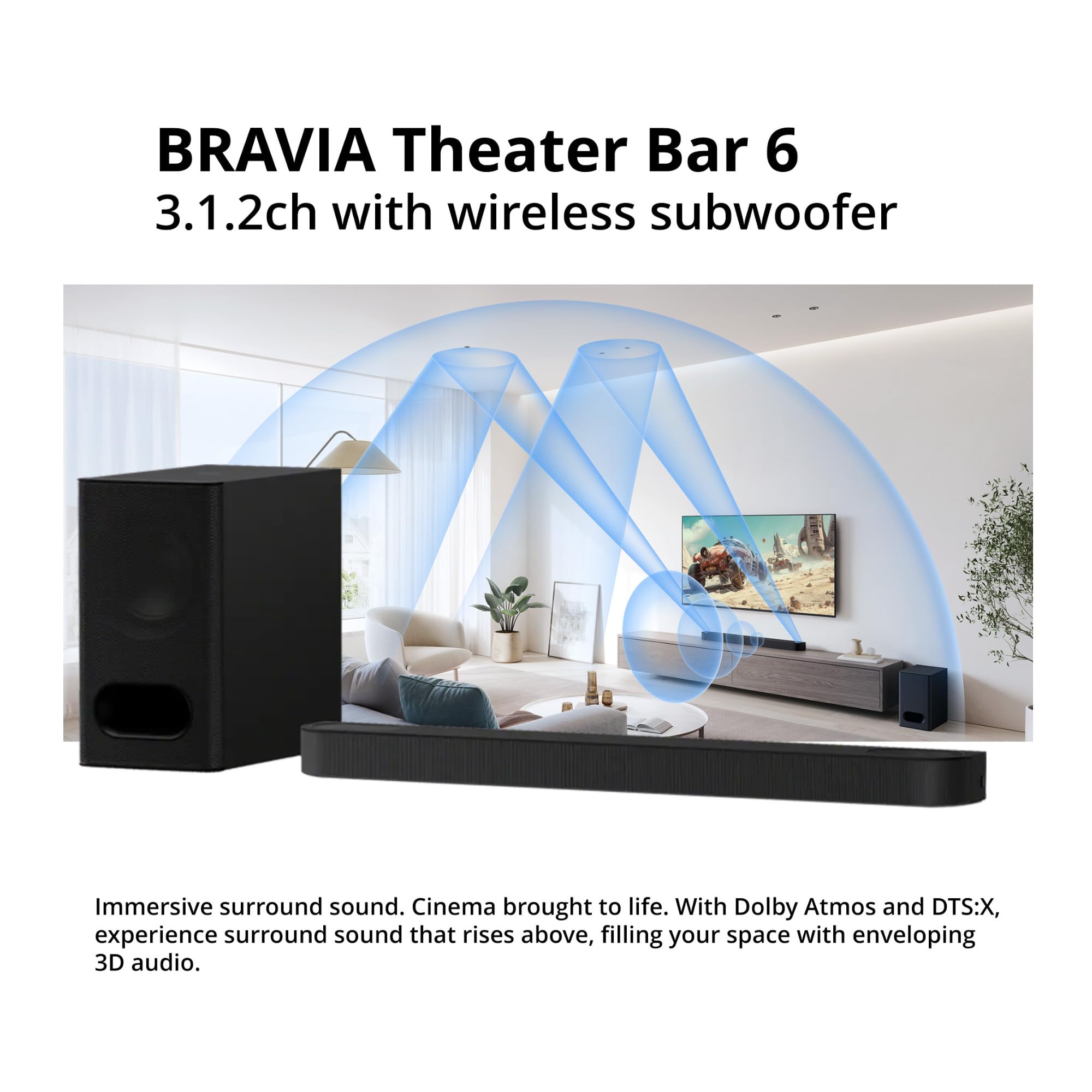 Amazon.com: Sony BRAVIA Theater Bar 6 with 3.1.2 Amplifier