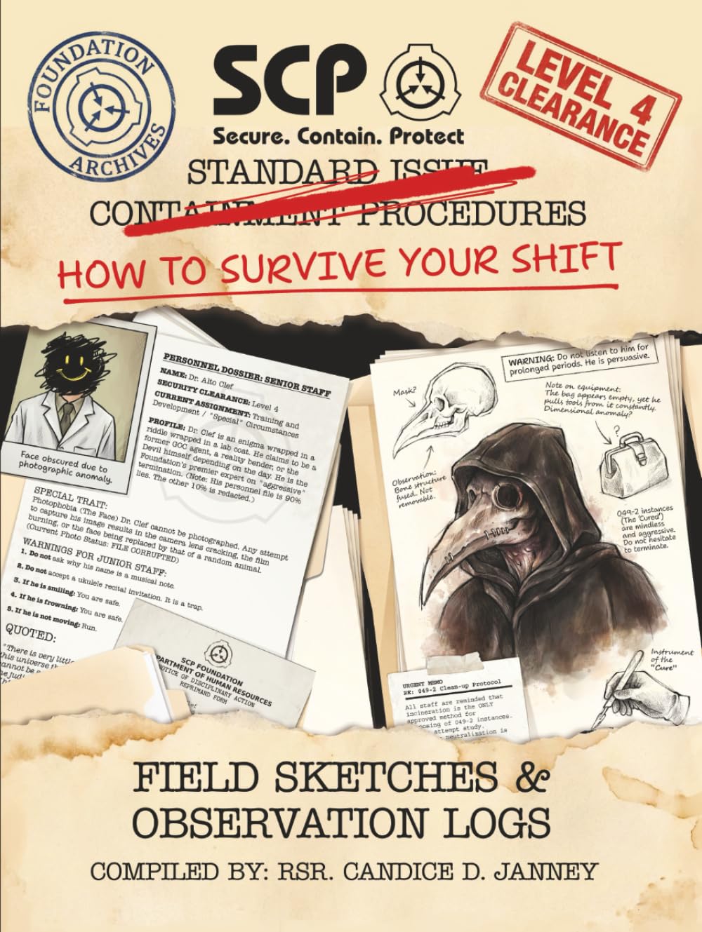 SCP Standard Issue Containment Procedures: How to Survive Your Shift: Field Sketches & Observation Logs      Hardcover – February 1, 2026