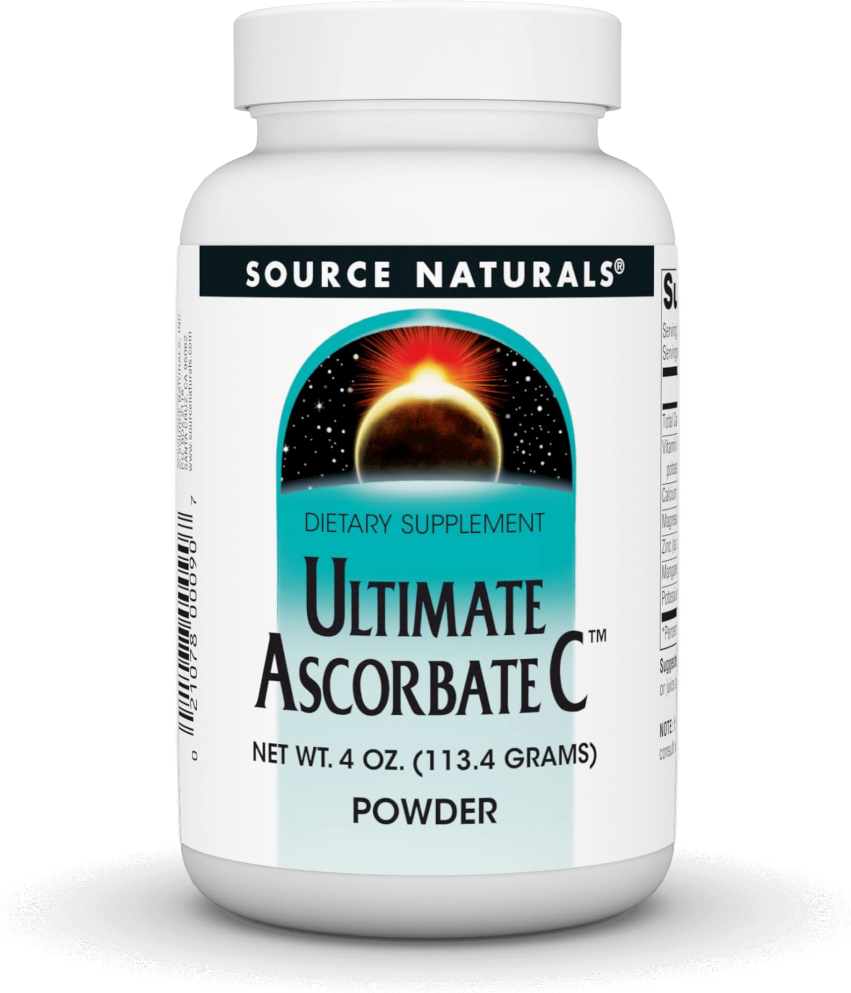 Ultimate Ascorbate C, 4 oz - Powder
