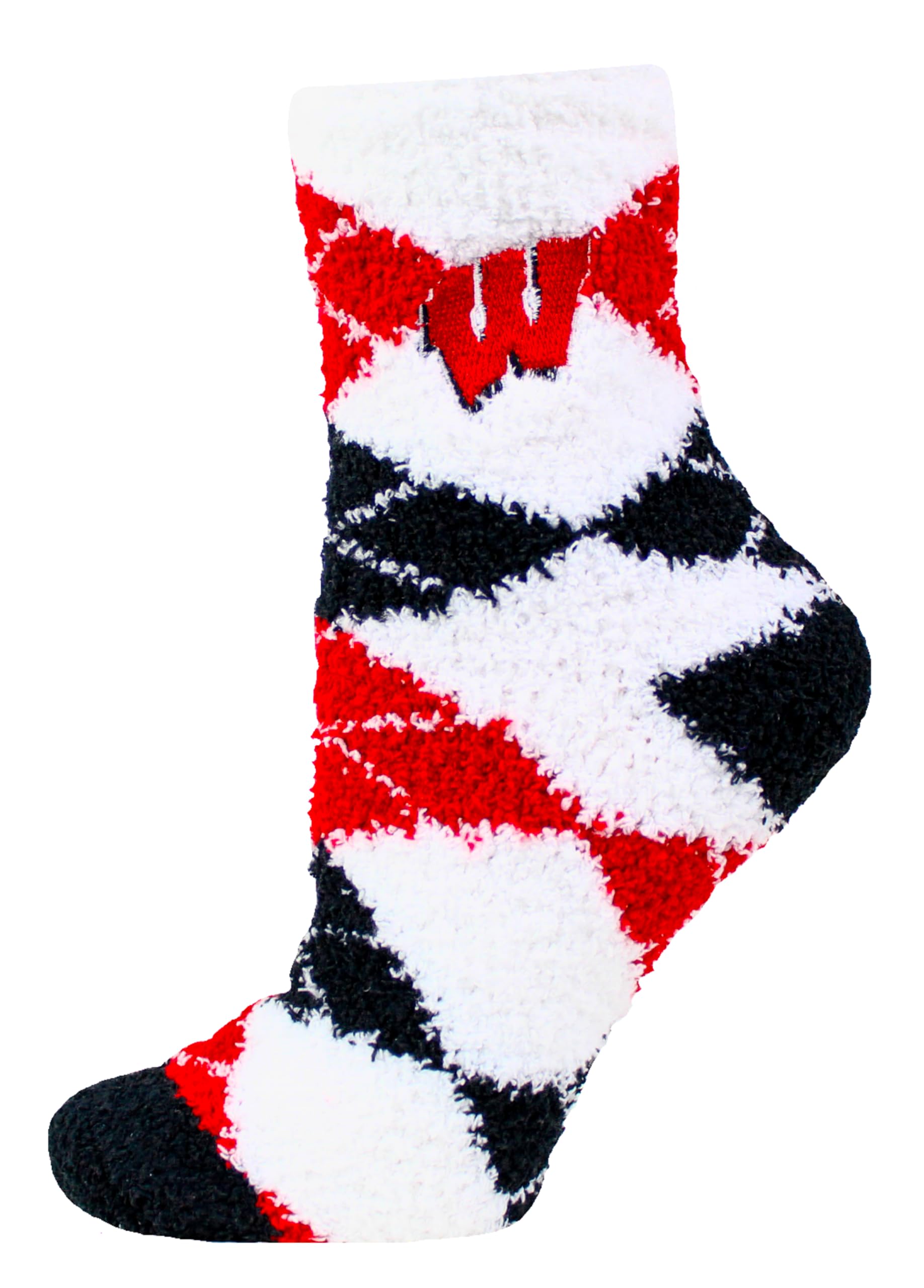 DB Fan Gear Auburn Tigers Stripe Fuzzy Sock