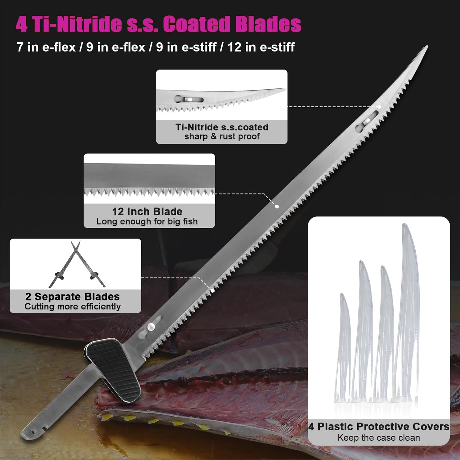 Coltello Elettrico Senza Fili Agli Ioni Di Litio Con Impugnatura