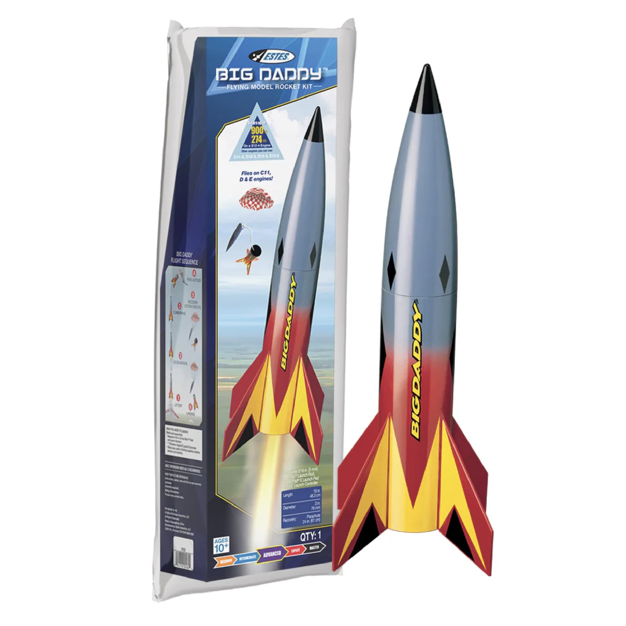 Estes Big Daddy Flying Model Rocket Kit