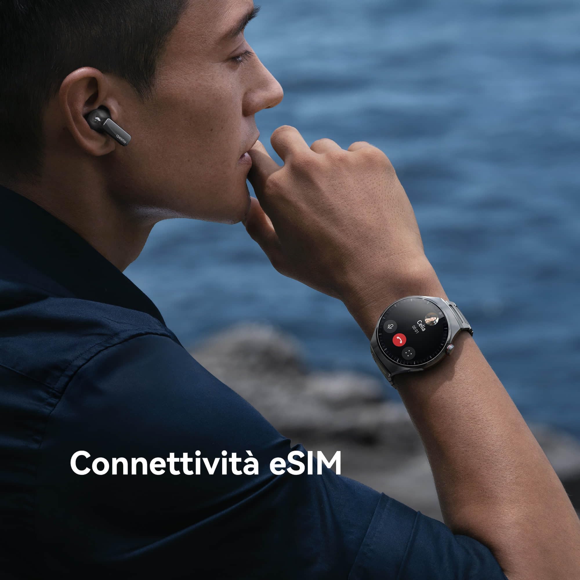 HUAWEI WATCH 4 Pro Smartwatch,Vetro sferico in zaffiro,Check salute Multi-Point in 1 min,eSIM,Nuovi anelli attività,Batteria fino a 21 giorni,Compatibile con Android e iOS,Versione italiana,Titanio