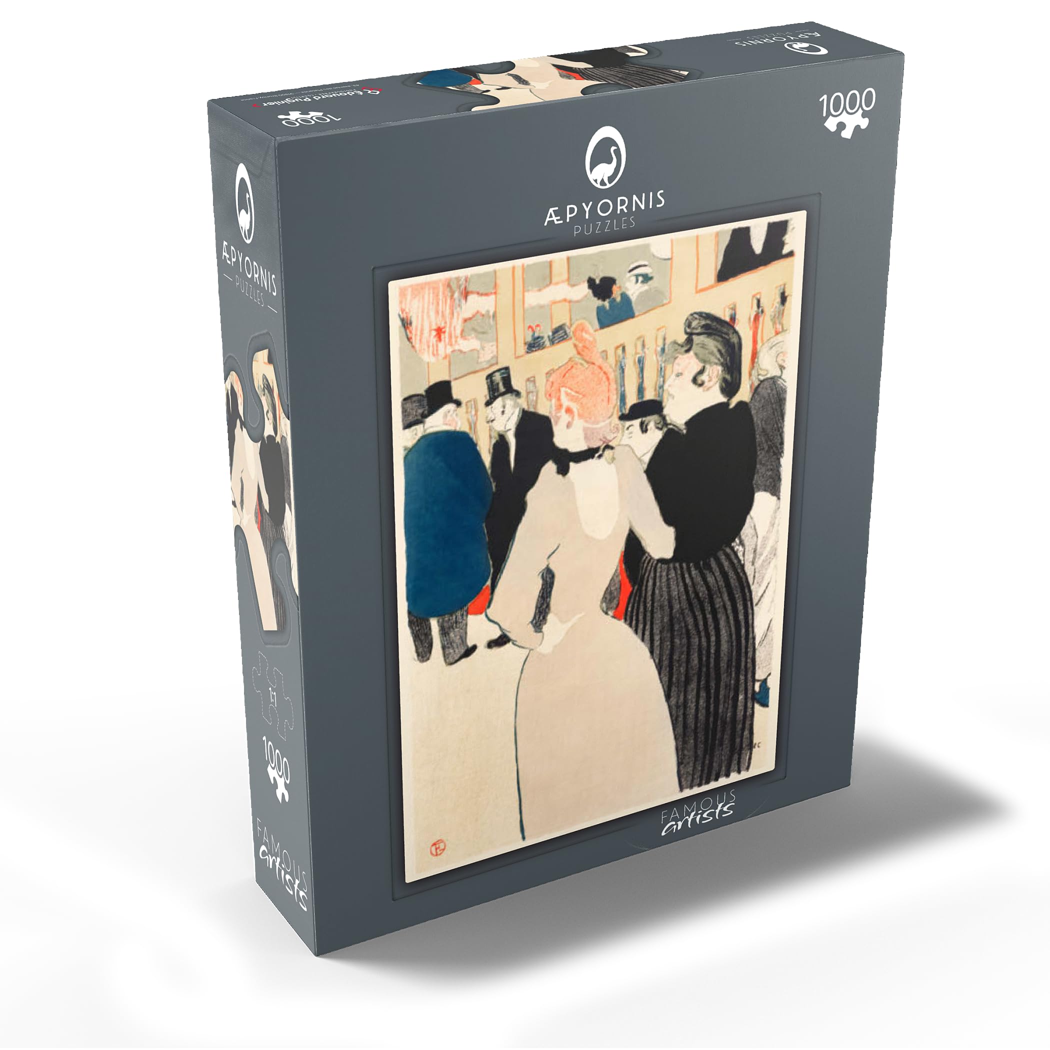 Moulin Rouge Bal La Goulue 1000ジグソーパズル Amazon.com: MyPuzzle at The Moulin Rouge: La Goulue and Her