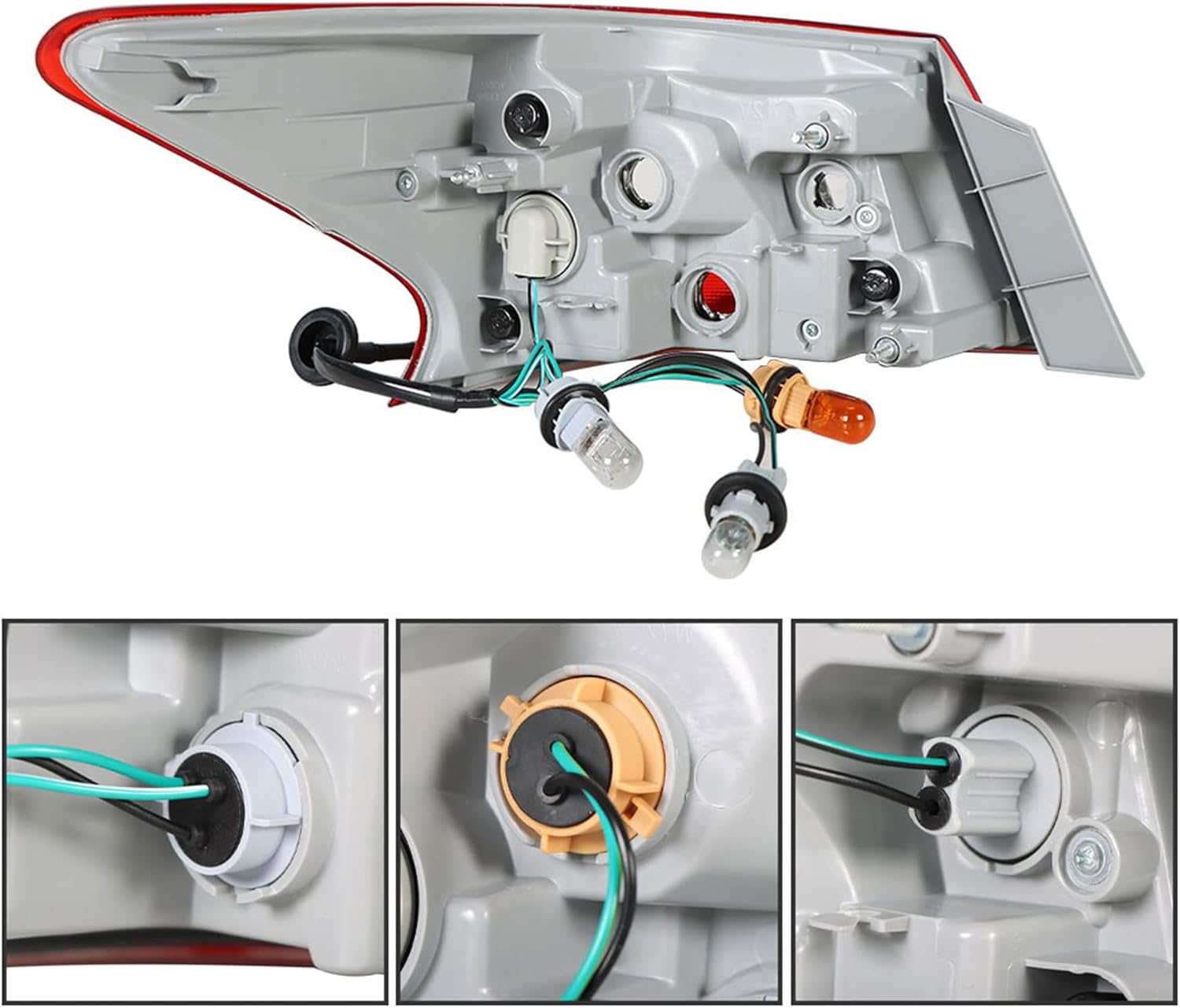 waltyotur Passenger Side Outer Taillight Replacement for 2016 Sentra Replacement for 265503YU0A