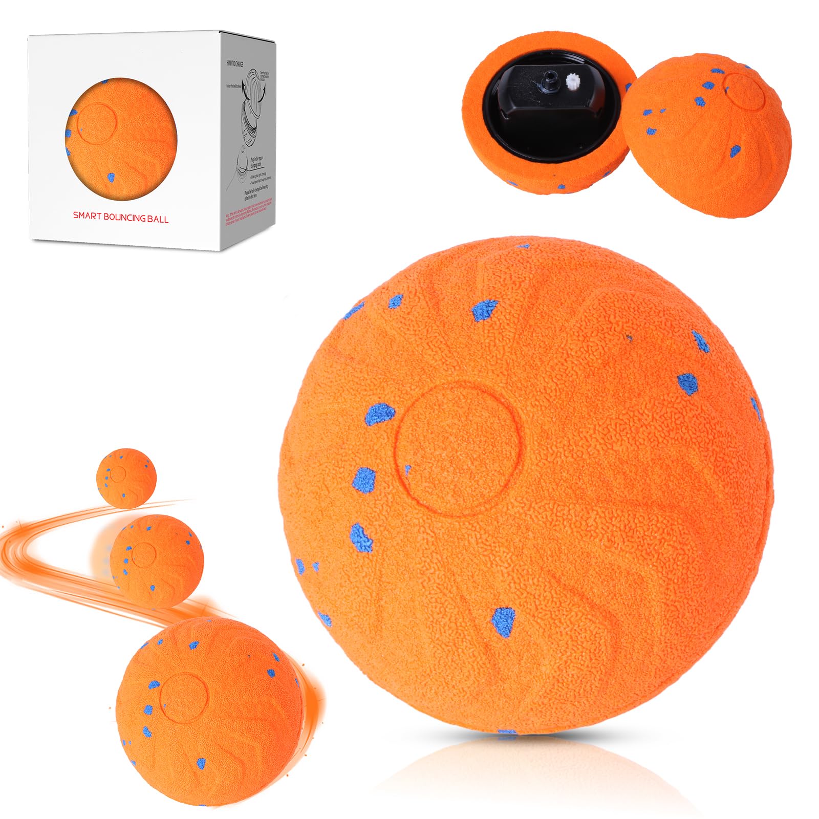 Balle pour chien interactive et intelligente en E-TPU étanche IPX7