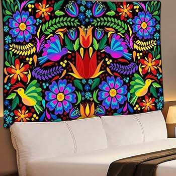 Amazon.co.jp: SHRAPHY メキシコタペストリー エスニック 鳥