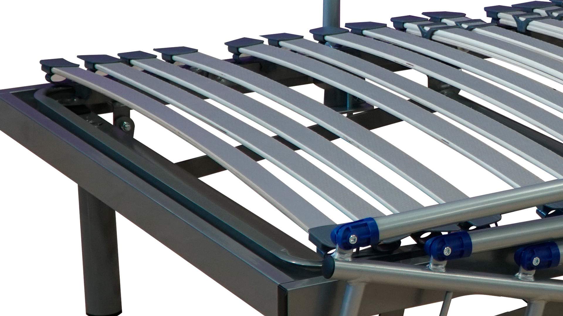 ekamia - ERIS Cama Articulada Eléctrica + Barandillas - 105cm x 190cm, Mando con Cable