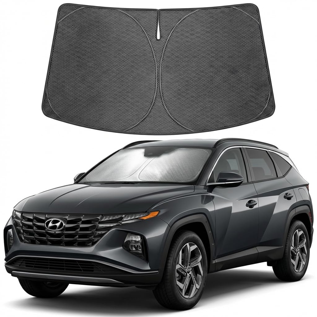 Proadsy Custom Fit Car Windshield Sun Shade for 2022-2026 Hyundai Tucson