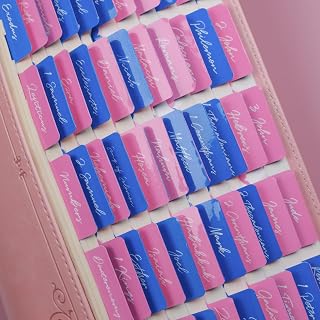 UPAFEXXI-Laminated Bible Tabs, Bible Tabs for Women and Men, Reposition Large Print Stickers, Easy to Read and Apply, 80Chapters Labels for Easy Navigation(Pink Walls and Blue Sky)