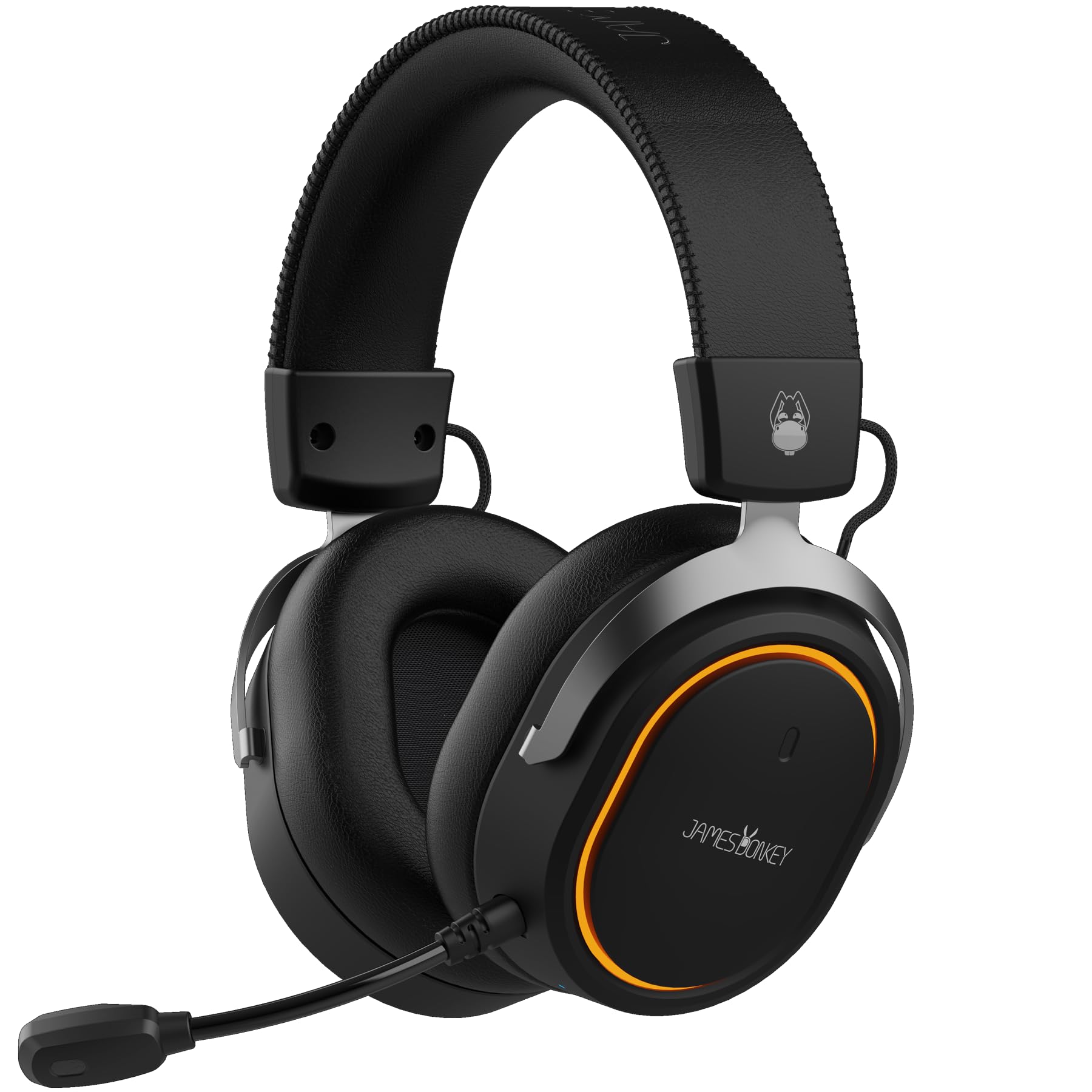 James Donkey 830 Triple Mode Gaming Headset worn by a user