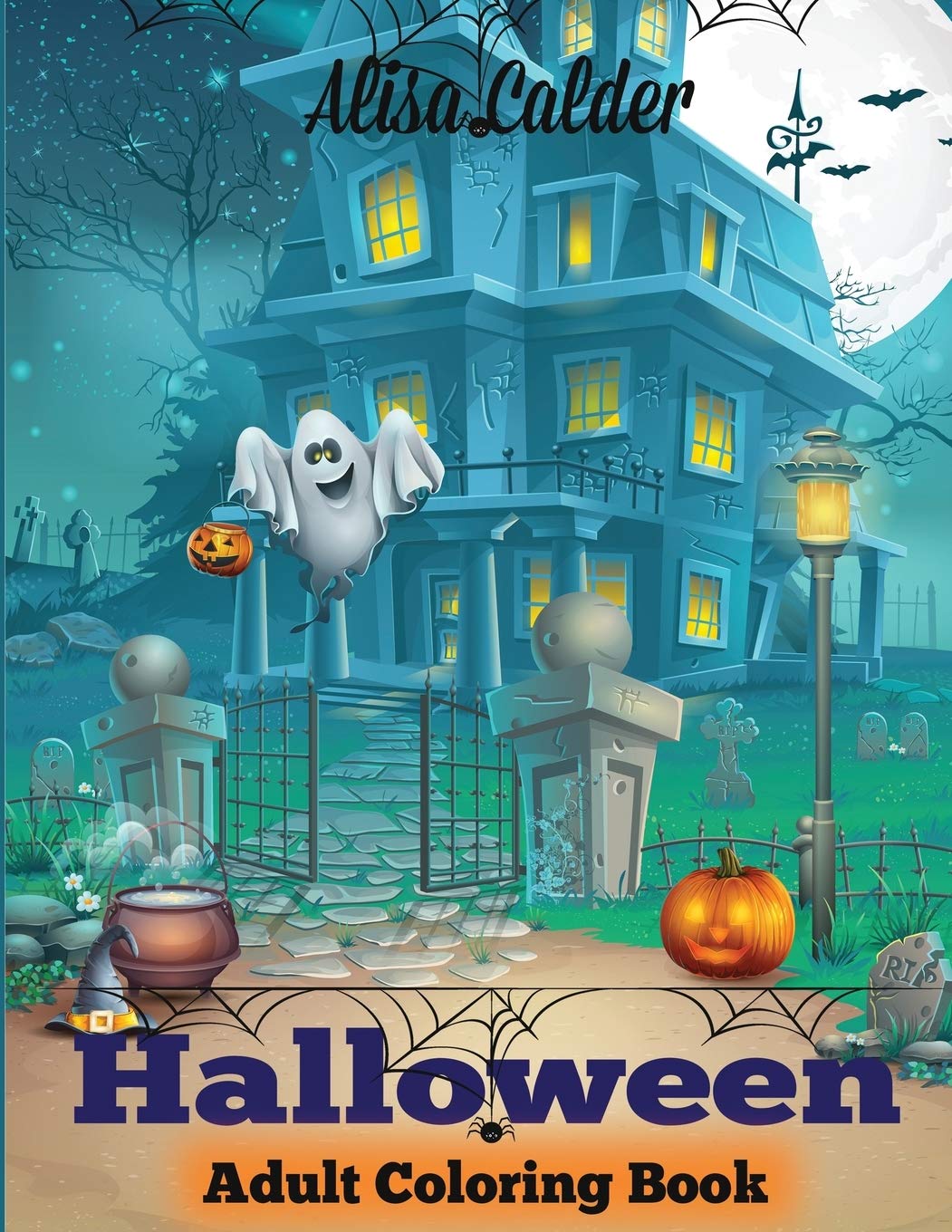 Halloween Coloring Book (Adult Coloring Books) Paperback – September 19, 2017