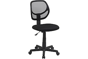 AmazonBasics Office Computer Task Desk Chair, Ergonomic Low-Back Design, Breathable Mesh