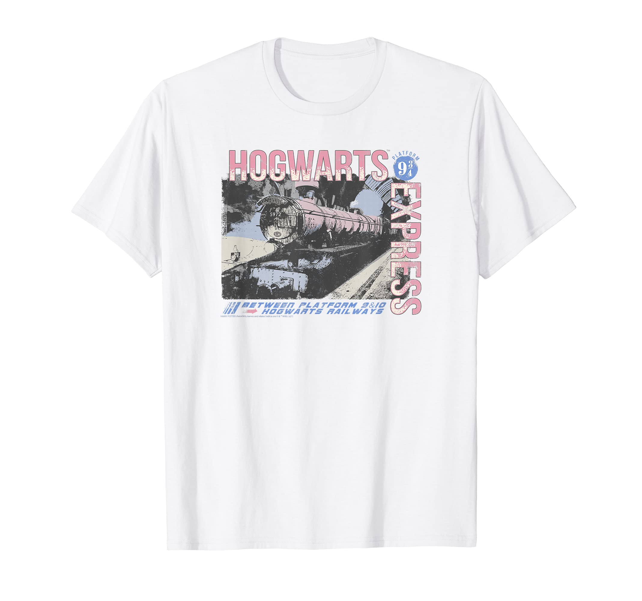 Harry PotterHogwarts Express Vintage Poster T-ShirtOEKO-TEX STANDARD 100
