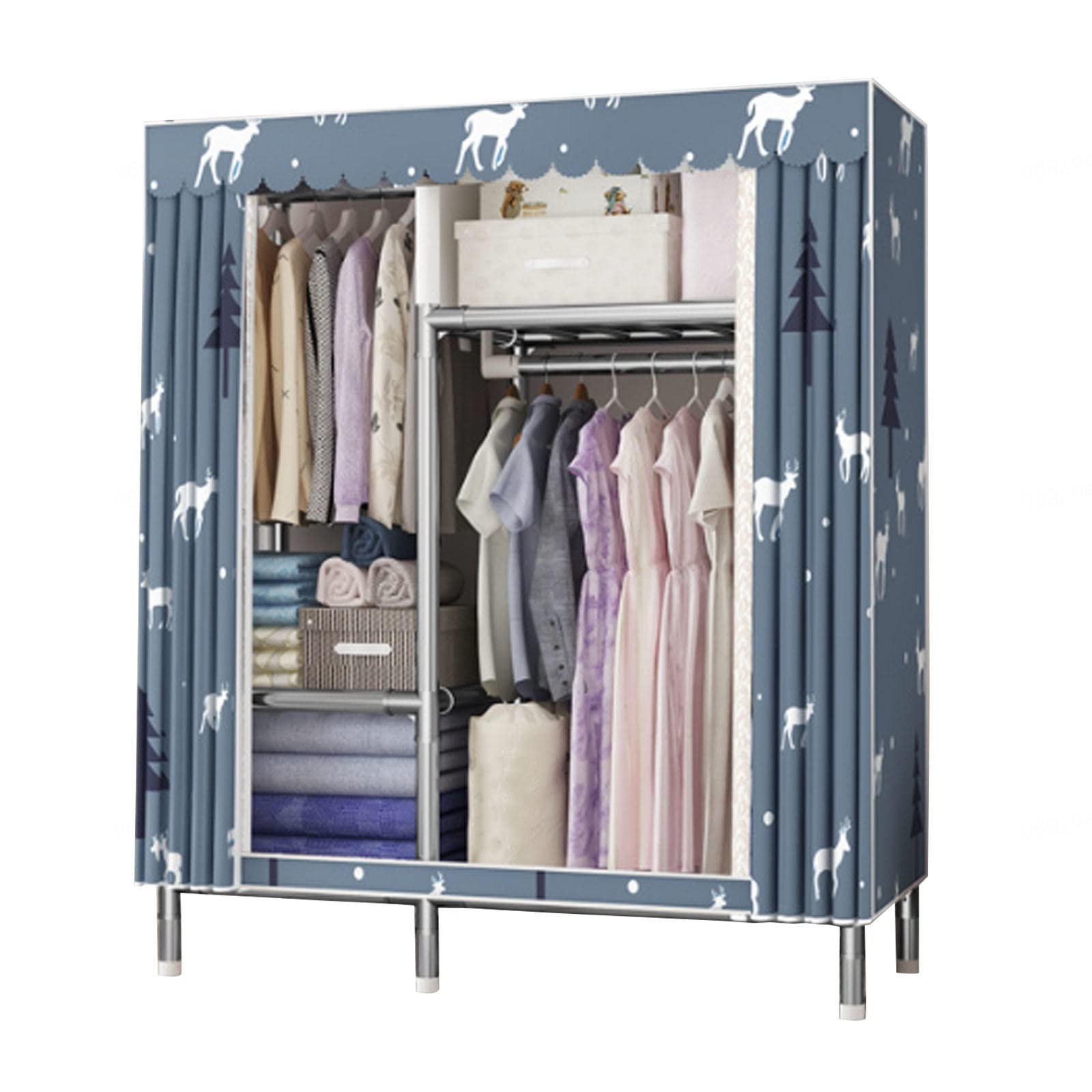 Housse en tissu pour penderie de chambre : finis les vêtements froissés
