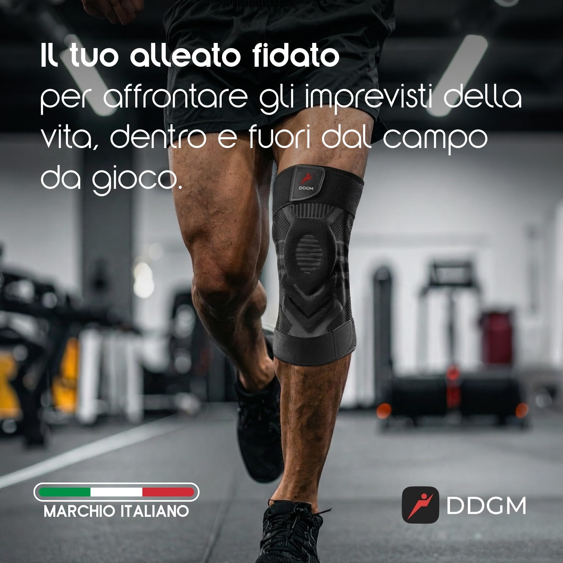 Ginocchiera Ortopedica Stabilizzante a Compressione Alta Qualità Tutore Ginocchio Con Gel Pad Rotuleo e Stecche Ginocchiera Sportiva per Artrosi e Menisco Fascia Elastica Ginocchio Size Small