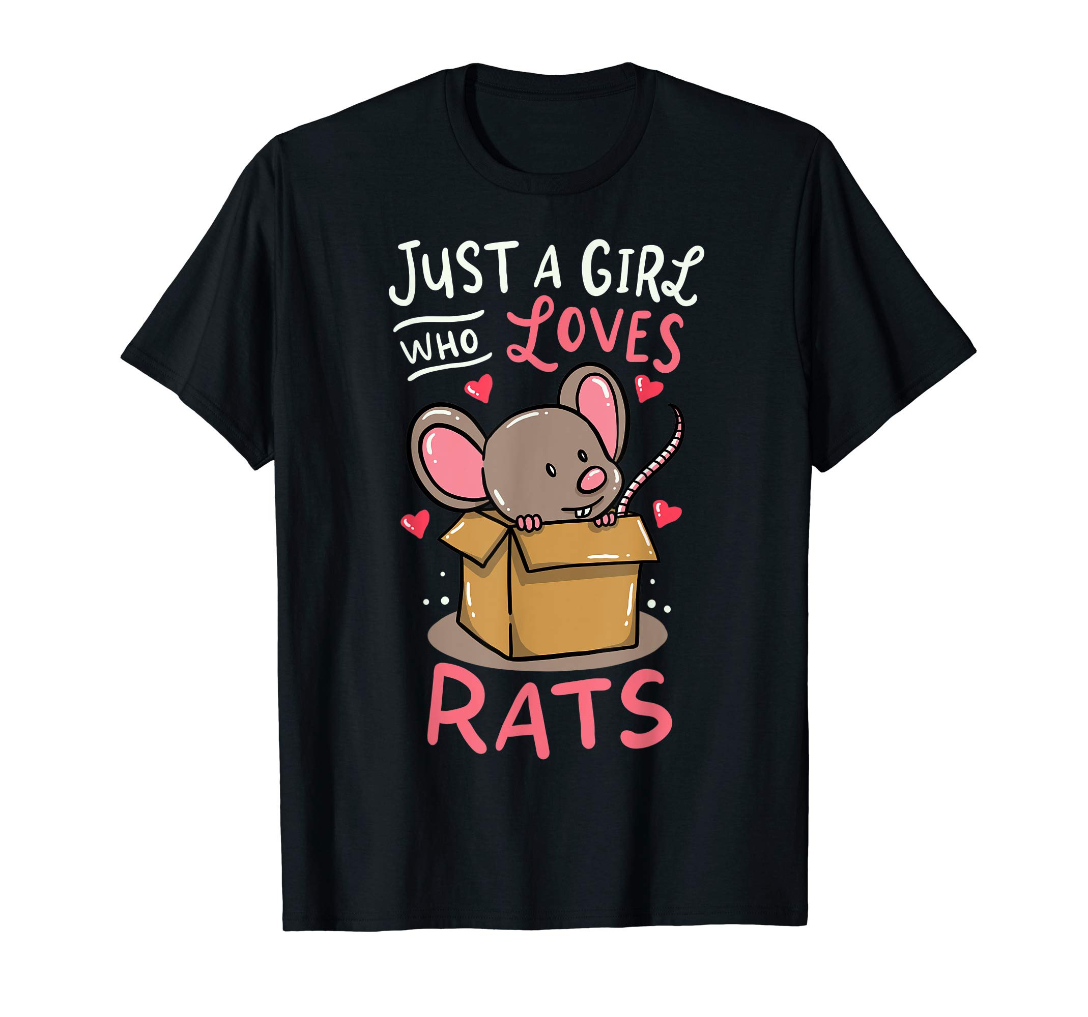 Rats Rats RatsRat Just A Girl Who Loves Rats Funny Cute Pet Gift T-ShirtOEKO-TEX STANDARD 100
