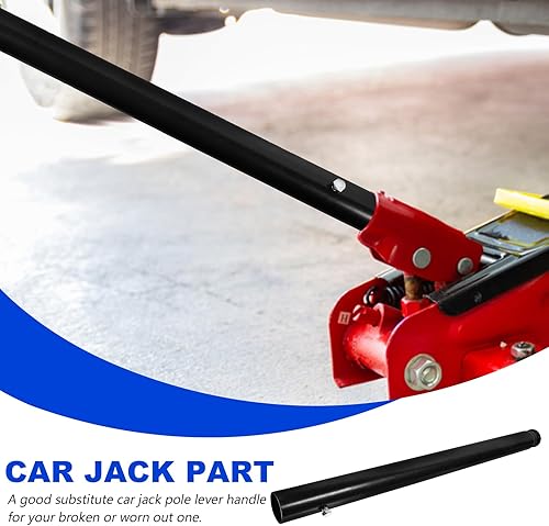 Miniatura 6 de Veemoon Reemplazo de mango de gato, mango horizontal de 3 toneladas para automóvil Jack Pole para accesorios de gato de automóvil (negro)